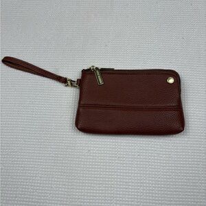 Steve Madden Brown Leather wallet clutch